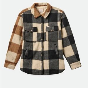 Brixton women’s Plaid Sherpa jacket